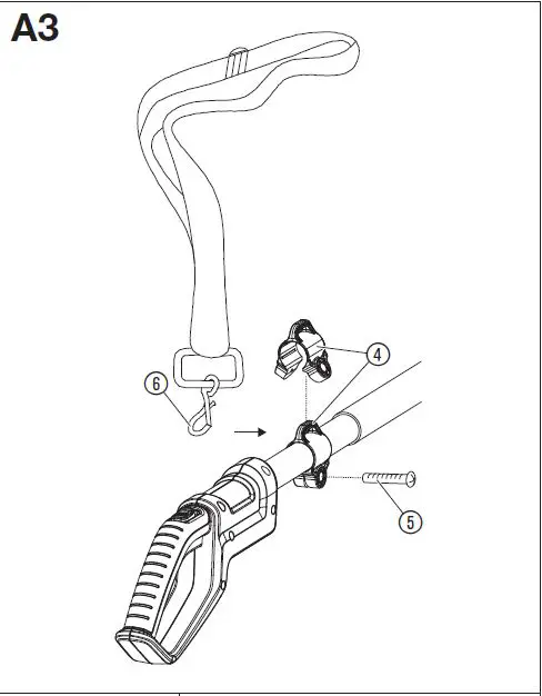 GARDENA -14770 -Battery -Pole -Pruner -FIG 2