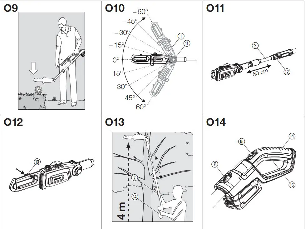 GARDENA -14770 -Battery -Pole -Pruner -FIG 7