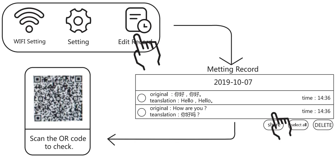 Shenzhen Hengbida Electronic Technology XF4 Double Screen Translator-fig5