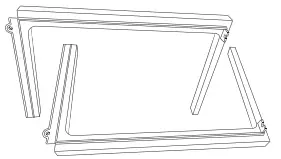 ROVSUN G27000706 5000 BTU Window Conditioner - Filter panel