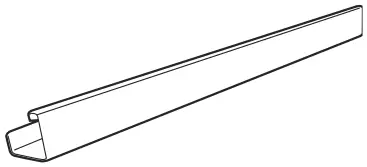 ROVSUN G27000706 5000 BTU Window Conditioner - Rail