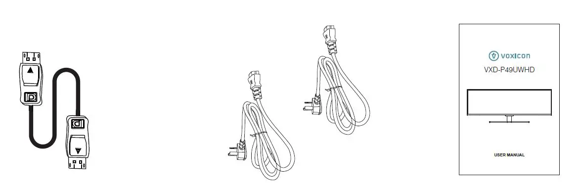 VOXICON VXD-P49UWHD 49-Inch Curved Monitor fig 3