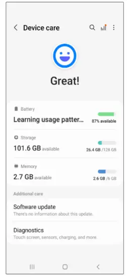 SAMSUNG A536U Galaxy A53 5G Smartphone - battery