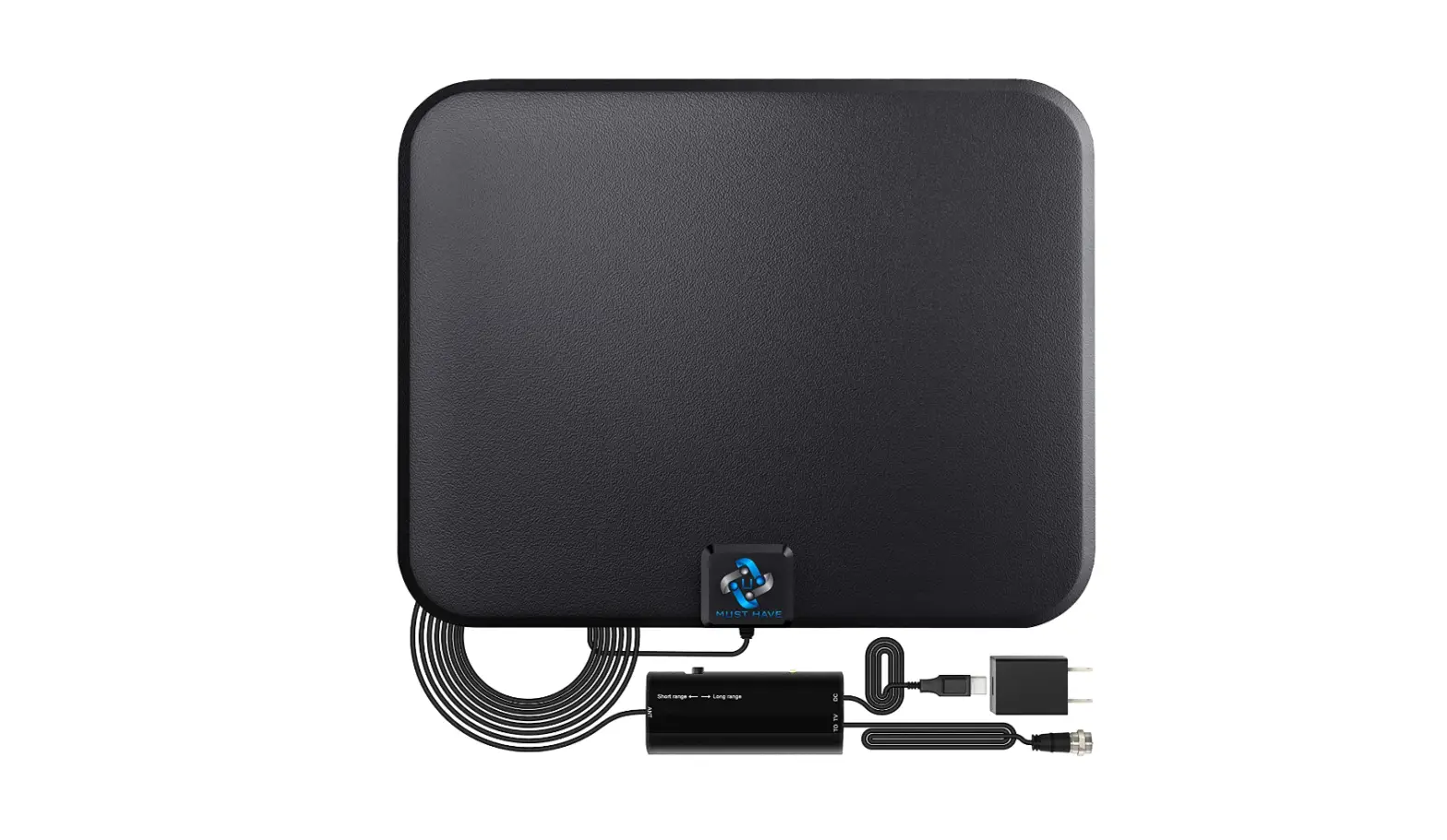 U Must Have Amplified Hd Digital Tv Antenna Long 250 Miles Range-complete Features/user Manual