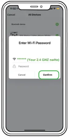 XMCOSY YJ SW15A Smart Warm White String Lights - Add Device Auto Mode 3