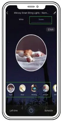 XMCOSY YJ SW15A Smart Warm White String Lights - Pick the scene you like 1