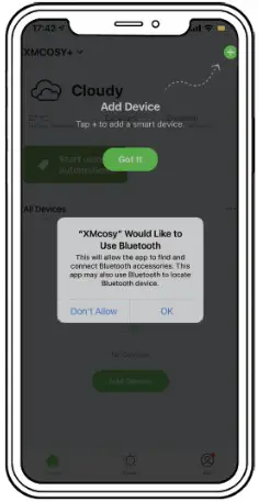 XMCOSY YJ SW15A Smart Warm White String Lights - Register 4