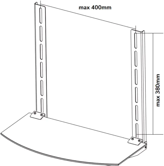 Neomounts NS-SHELF100 Mediaplayer Holder