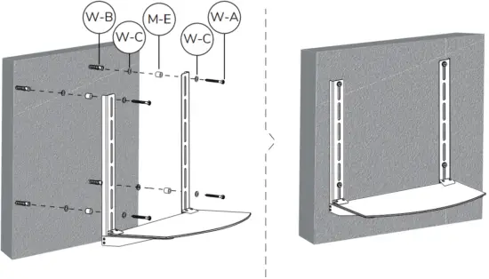 Neomounts NS-SHELF100 Mediaplayer Holder STEP 5 A