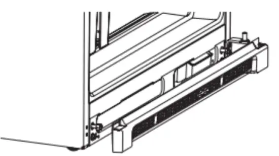 Remove the base grille