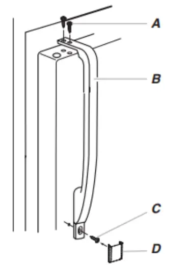 Refrigerator handle assembly