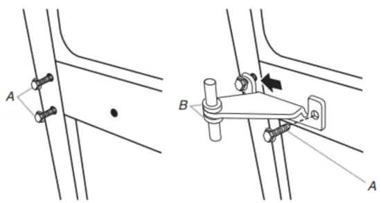Slide the center hinge