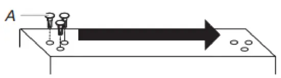 Remove cabinet hinge