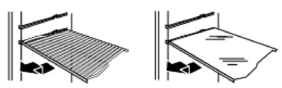 Remove and replace a shelf