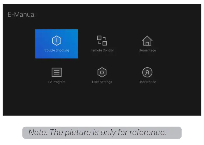 SKYWORTH 55XC9000 55 Inch Diagonal Class OLED Smart TV User Guide - E-Manual