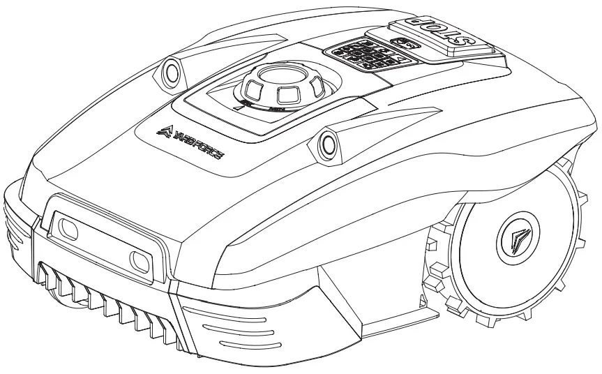 YARDFORCE 300RBS Compact Robotic Lawn Mower