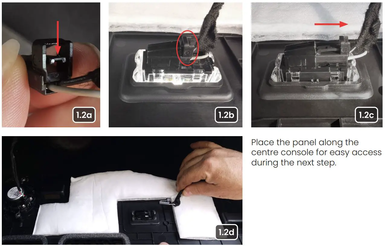 INGENEXT Ghost Diy Instruction Manual - Place the panel along
