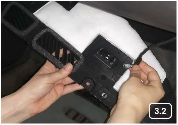 INGENEXT Ghost Diy Instruction Manual - Reconnect the light wire to the panel