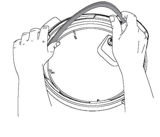 Silicone sealing ring