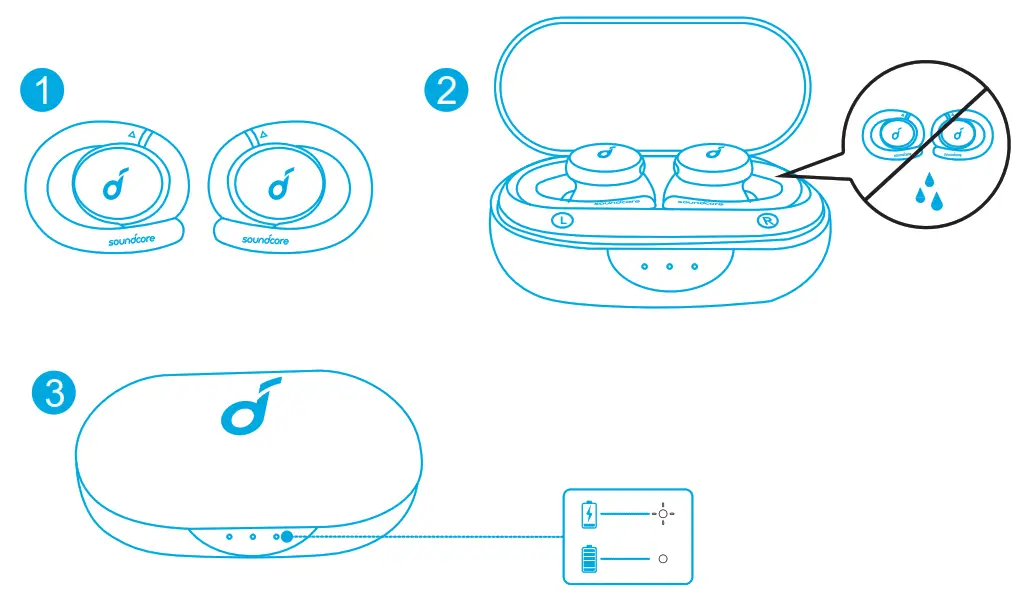 soundcore X10 Sport Workout Earbuds - CHARGING 1