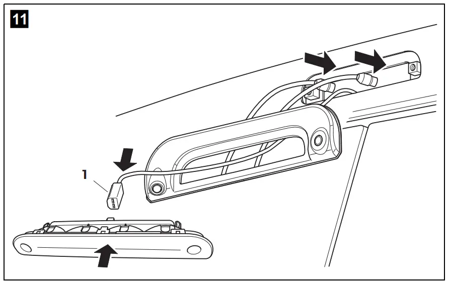 Electrical connection for the camera