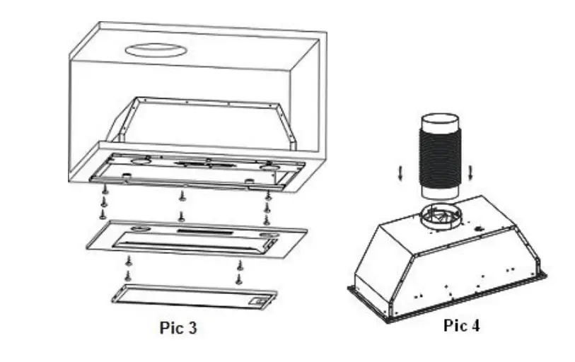Homedepot 29.5 in.Mandatory Built-in Insert Kitchen Range Hood-10