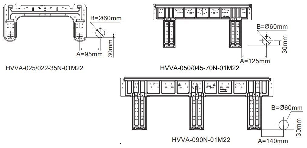Airwell R410A WALL-MOUNTED TYPE INDOOR UNIT - fig 13