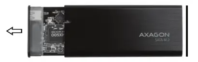 AXAGON SATA M.2 SUPERSPEED USB-C 10 Gbps RAW BOX - Fig 8