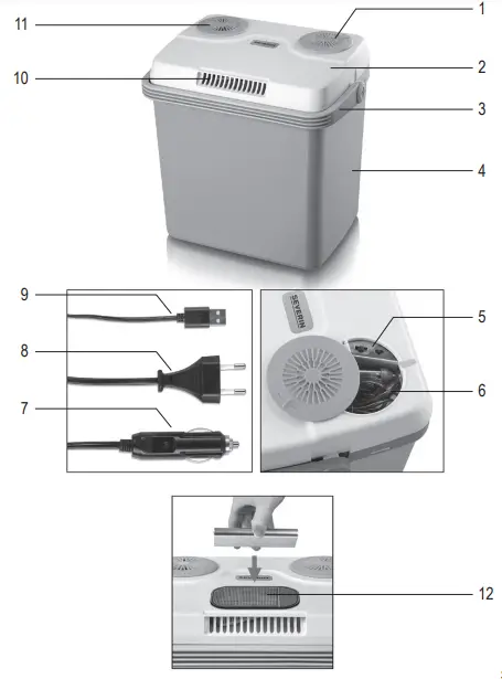 SEVERIN TKB 2925 Electric Cool-Box-fig2
