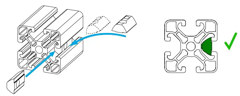 MONSTERTECH MTSIM Center Mount Universal Instruction Manual - PROFILE NUT