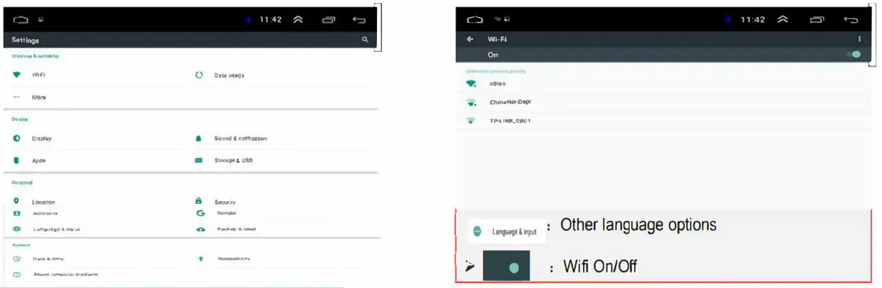 Liang 2DIN AD27 001A Touch Screen Double Din Stereo - fig24