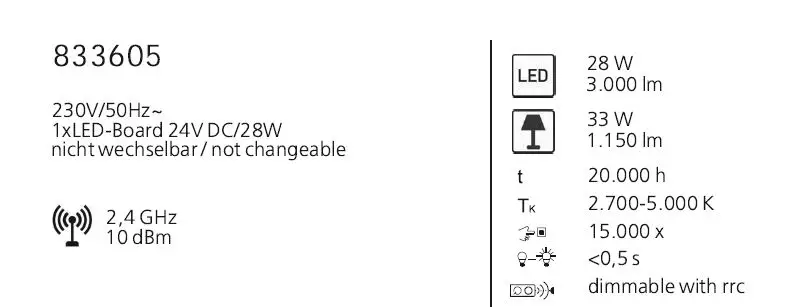 Paul Neuhaus 8414-13 Ceiling Light Instruction FIG 1