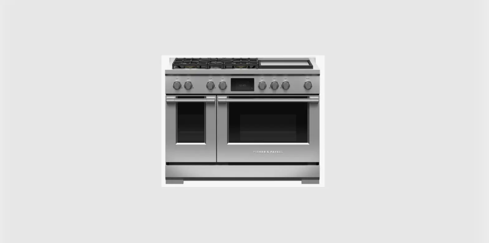 Fisher Paykel Rdv3-485gd-n 48 Inch 5 Burners Dual Fuel Range With Griddle Self Cleaning User Guide