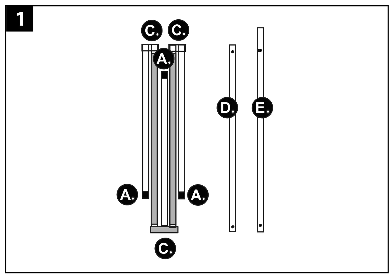 KAYOBA 019793 Tent Bed - figure 1