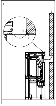 Hwam 4110 Side Glass Woodburning Stove-FIG4