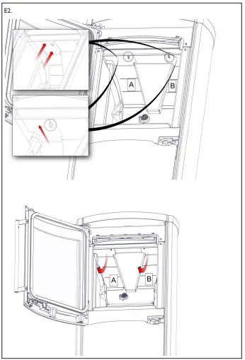 Hwam 4110 Side Glass Woodburning Stove-FIG7