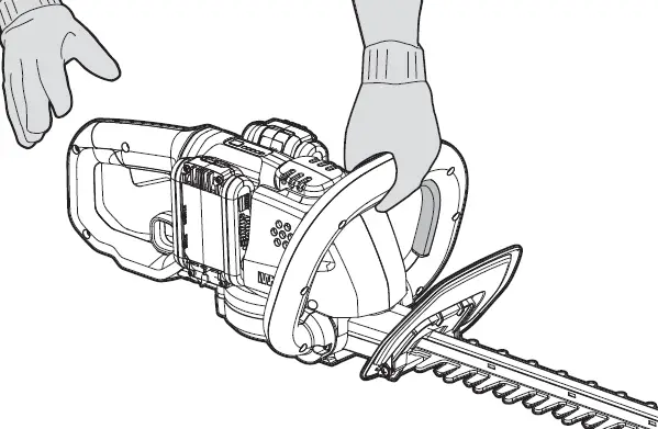 WORX WG284E Cordless Hedge Trimmer 11
