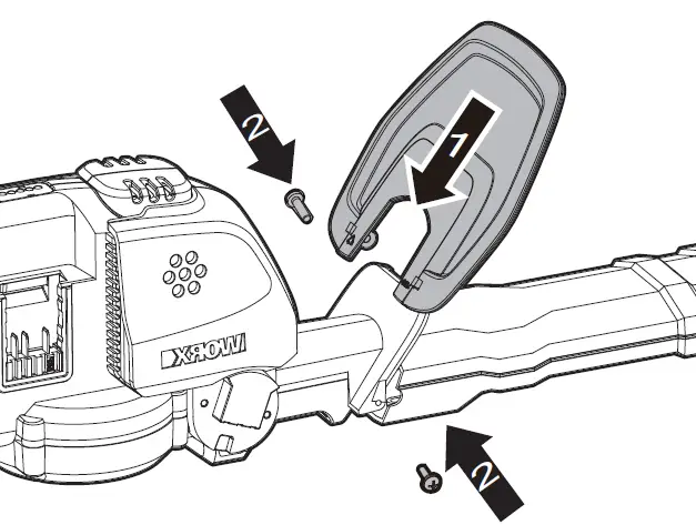 WORX WG284E Cordless Hedge Trimmer 2