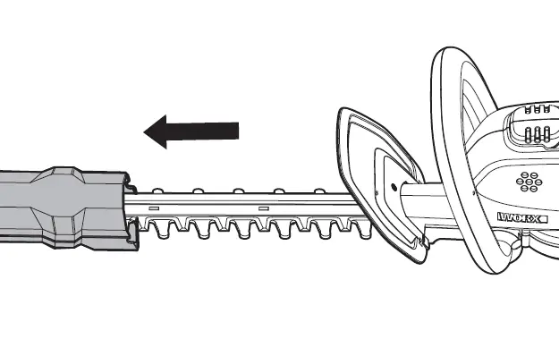 WORX WG284E Cordless Hedge Trimmer 9