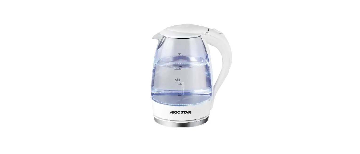 Aigostar 300104khi Glass Water Electric Kettle Instruction Manual