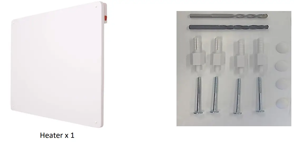 Goldair GECO250 Fibre Panel Heater - Components