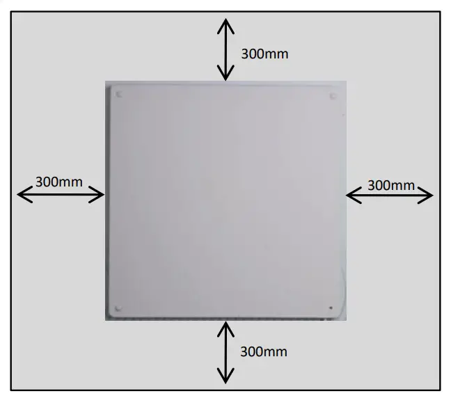 Goldair GECO250 Fibre Panel Heater - SWITCHES ARE OFF