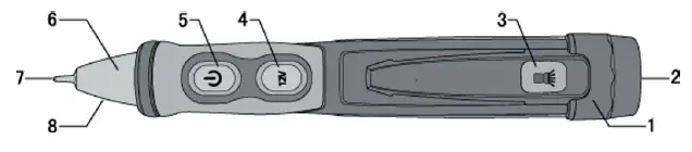 Megger-VF6-EX-AC-Voltage-Detector-with-Torch-FIG-1