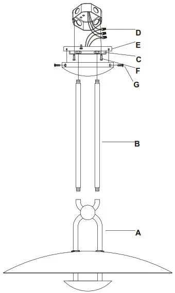 RALPH LAUREN RL5041 Cara Medium Sculpted Pendant - ASSEMBLY INSTRUCTIONS