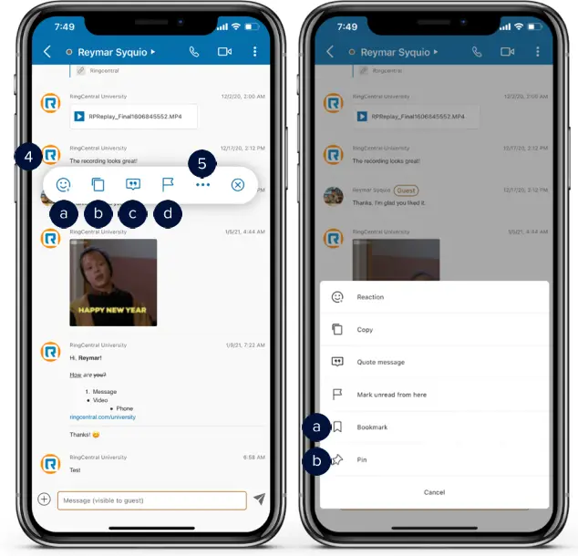 RingCentral University RingCentral App For Mobile Provides A Feature-Rich User - app2