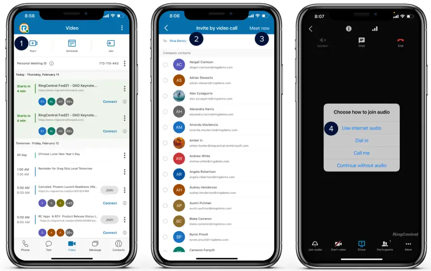 RingCentral University RingCentral App For Mobile Provides A Feature-Rich User - app3