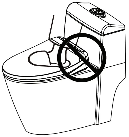 MOEN EB1500 E Standard Electronic Bidet Toilet Seat - FIG 29