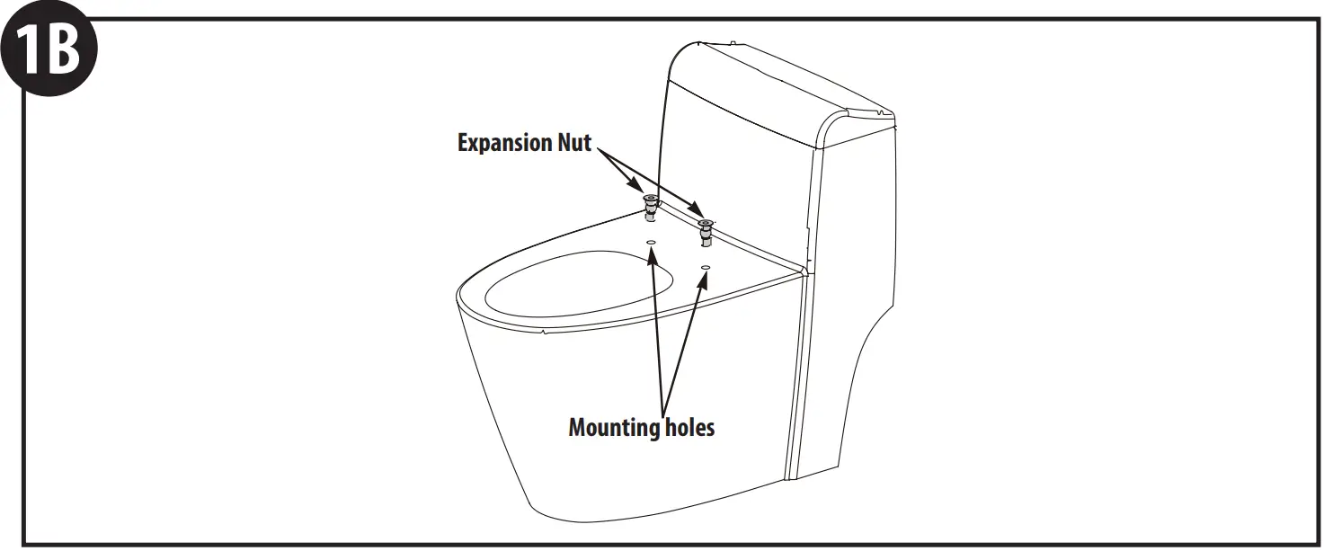 MOEN EB1500 E Standard Electronic Bidet Toilet Seat - FIG 41