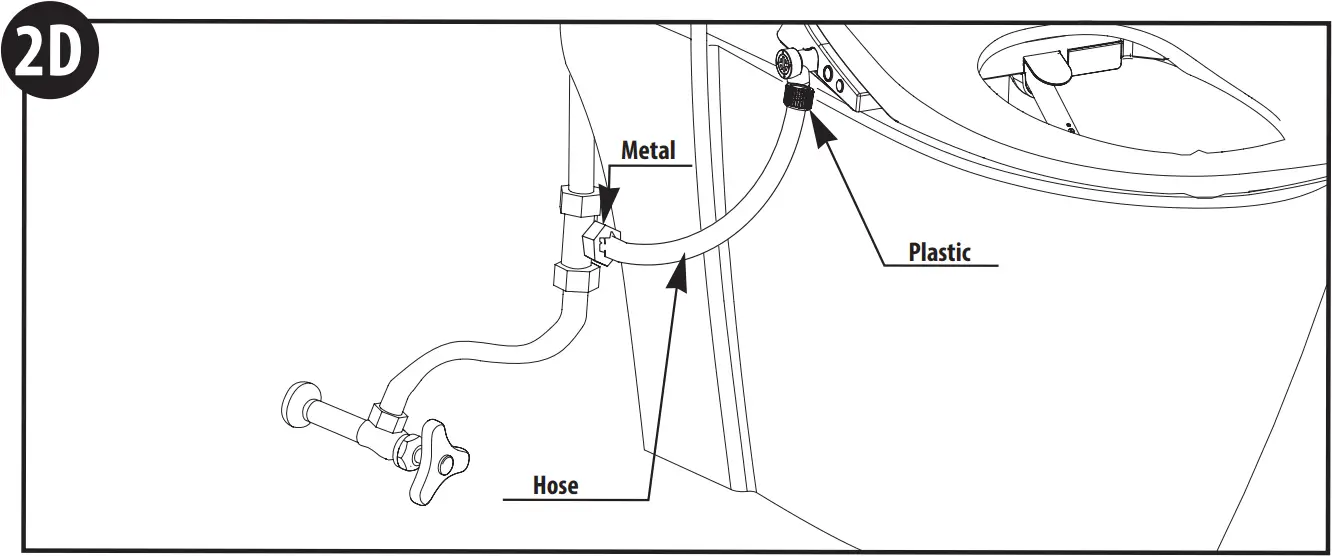 MOEN EB1500 E Standard Electronic Bidet Toilet Seat - FIG 48