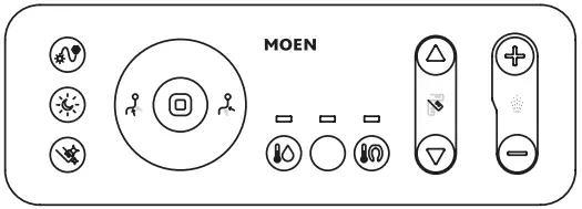 MOEN EB1500 E Standard Electronic Bidet Toilet Seat - FIG 53